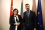   Нинова се срещна с черногорския министър Александър Пейович