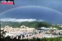Фото на деня: Дъга огря за откриването новия мост на Генуа
