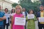 Протест на привърженици на Манолова срещу промените в Изборния кодекс 