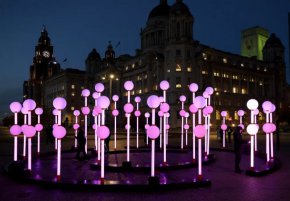 



Фестивалът River of Light в Ливърпул, Англия