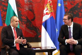 Президентите на България, Сърбия и Азербайджан - Румен Радев, Александър Вучич и Илхам Алиев, дадоха начало