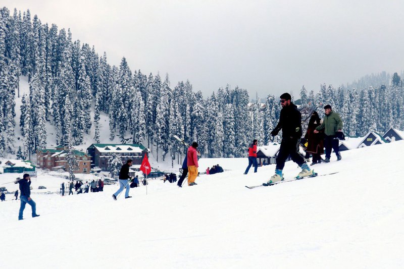 В началото на януари всеки, който е посетил ски курорта