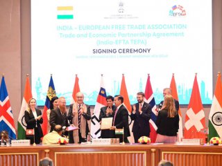 Ню Делхи подписа споразумение с блок от четири европейски държави