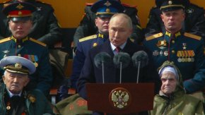  Путин в речта си на военния парад в Москва, посветен на 79-ата годишнина от победата над нацистка Германия