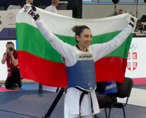 Звездата на олимпийското таекуондо Кимия Ализаде донесе европейска титла на България в първото си състезание под български флаг.