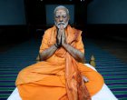  Индийският президент Моди медитира преди финалните избори