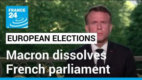  Макрон обяви разпускането на Националното събрание след поражението си на евроизборите