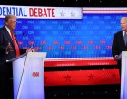 Тръмп и Байдън по време на дебатите
