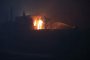 Огромният пожар, който изпепели село Воден в Ямболско снощи се пренасочи към село Крайново. Там огънят изпепели 15 къщи