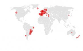 Интерактивна карта разкри нивата на кокаин в реките и океаните по света