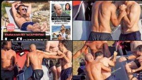 Снимките на Еманюел Макрон на почивка, публикувани от списание „Voici“, предизвикаха бурна реакция в социалните мрежи