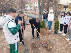 Гимназисти от общ. Велинград се включиха в екопампянията на Победа сега