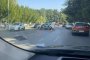 Катастрофа между такси и мотор затруднява движението в София