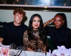  Салма Хайек отпразнува новата кампания на Синер за Gucci