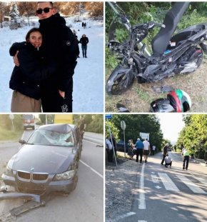 Момче на 17 г. и момиче на 16 загинаха, след като БМВ помете скутера им край Мездра