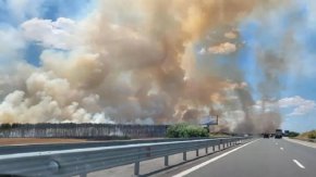 64-годишен мъж с 30% изгаряния е приет в Пирогов след пожара край АМ Струма