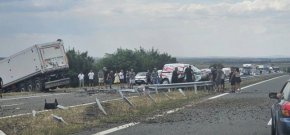 Тежка катастрофа затвори АМ Тракия в двете посоки 