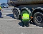 Над 8 тона при разрешени 3,5: МВР спря фрапиращо претоварен камион в София