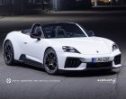 Новият Porsche 718 Boxster EV за 2027 г. се показа без камуфлаж – макар и само във виртуалния свят