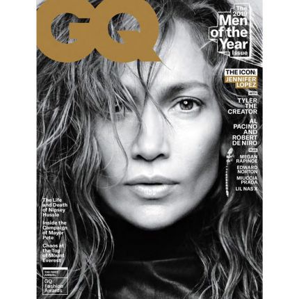 Джей Ло без грим на корицата на GQ
