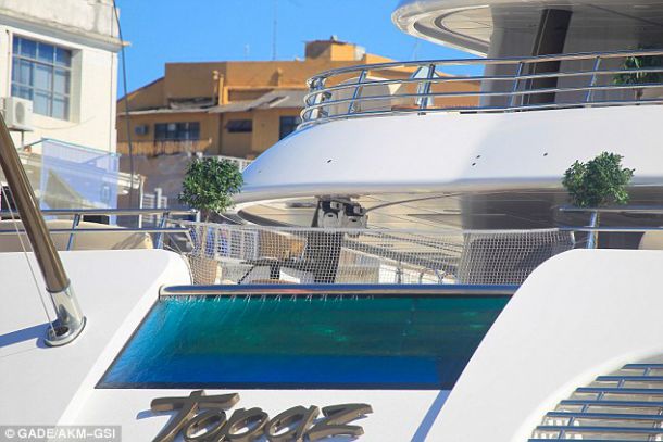 Ди Каприо с яхта№5 в света на мондиала