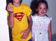 Анджелина Джоли и брат й Джеймс, 1979 г.